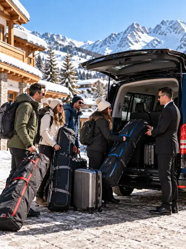 private transfers from Milan to ski resorts